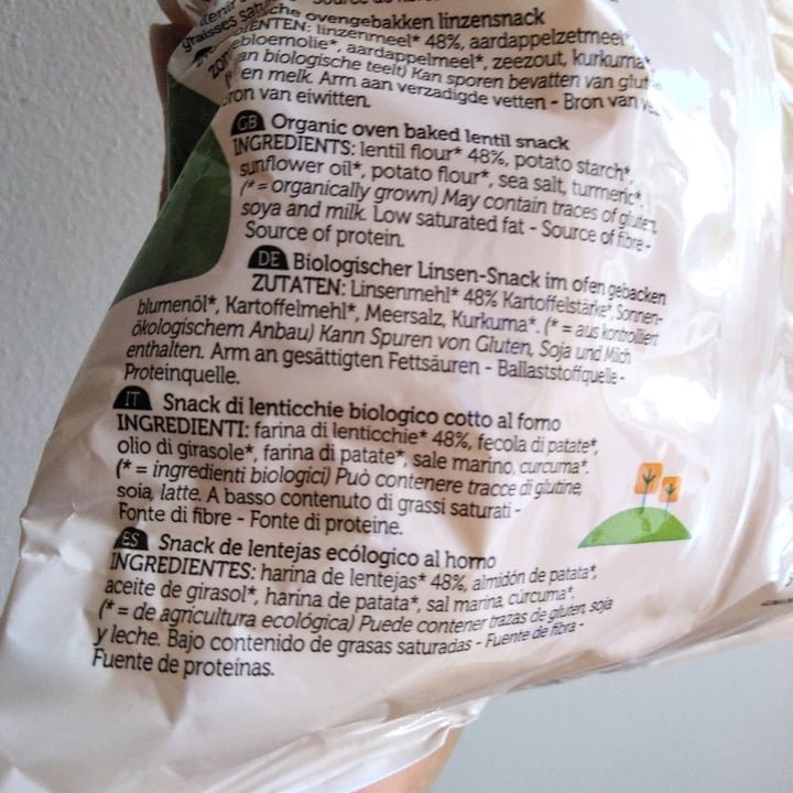 photo of Lima Lentil chips Original  shared by @manoveg on  10 Jul 2022 - review