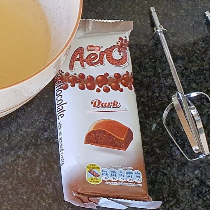 photo of Nestlé Aero Dark Chocolate shared by @chickpeaandmushroom on  28 Jul 2020 - review