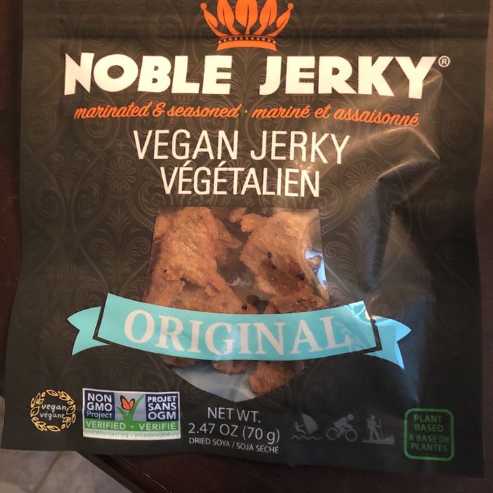 review photo of Noble Jerky Vegan Jerky Original shared by @veganator on 24 Dec 2021 - review