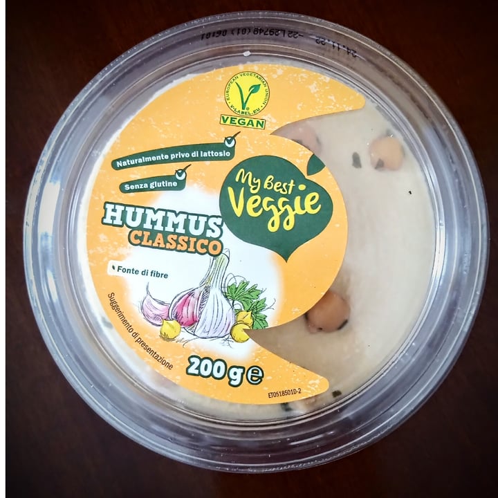 photo of My Best Veggie Hummus classico shared by @dselisa on  24 Nov 2022 - review