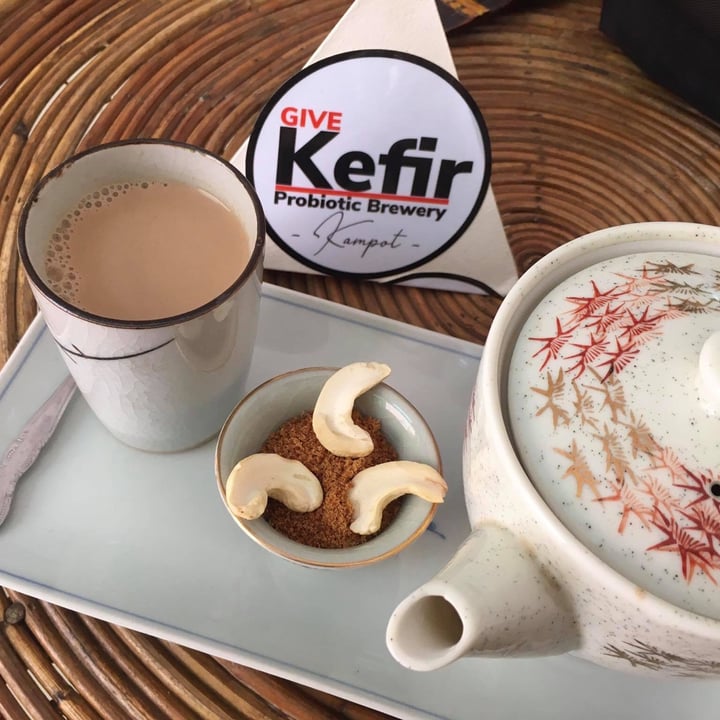 photo of GIVE Kefir Probiotic Brewery Cashew milk chai shared by @vvremixes on  20 Jun 2021 - review