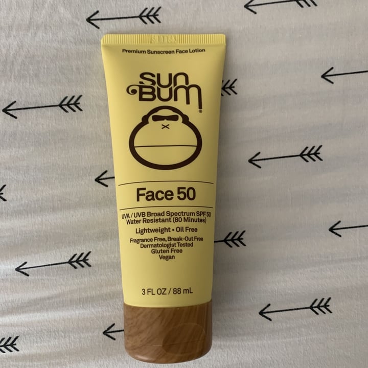 photo of Sun Bum Sun Bum Face 50 shared by @plantbasedpower1 on  16 Jul 2021 - review