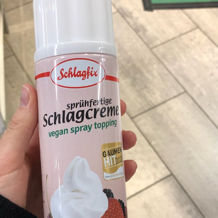 photo of Schlagfix Sprühfertige Schlagcreme shared by @stephipedri on  13 Apr 2022 - review