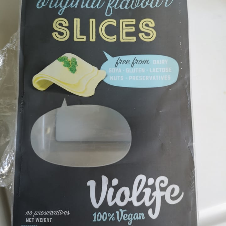 photo of Violife Original Flavor Cheese Slices shared by @blossomcotton on  04 Jun 2020 - review