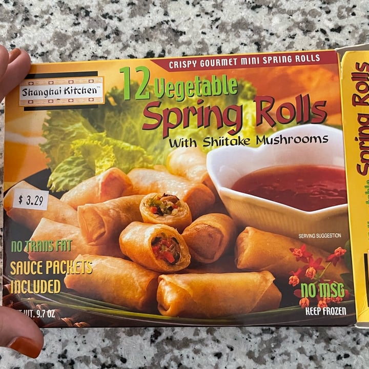 photo of Shanghai kitchen Vegetable spring rolls shared by @elliejeanmcd on  11 Oct 2021 - review