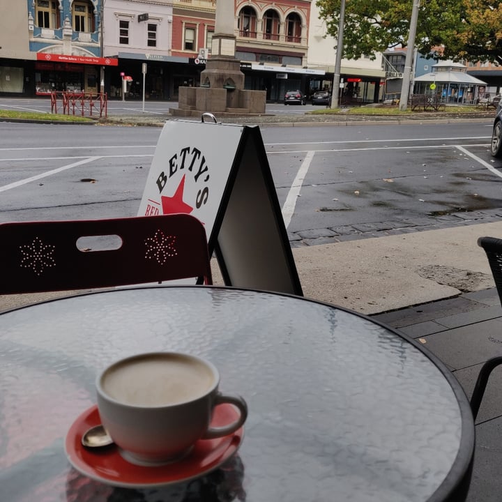 photo of Betty's Red Star Cafe Almond milk flat white shared by @cruzilla on  26 Apr 2022 - review