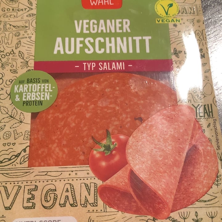 photo of REWE Beste Wahl Veganer Aufschnitt - Typ Salami shared by @tombolatom on  05 Oct 2021 - review