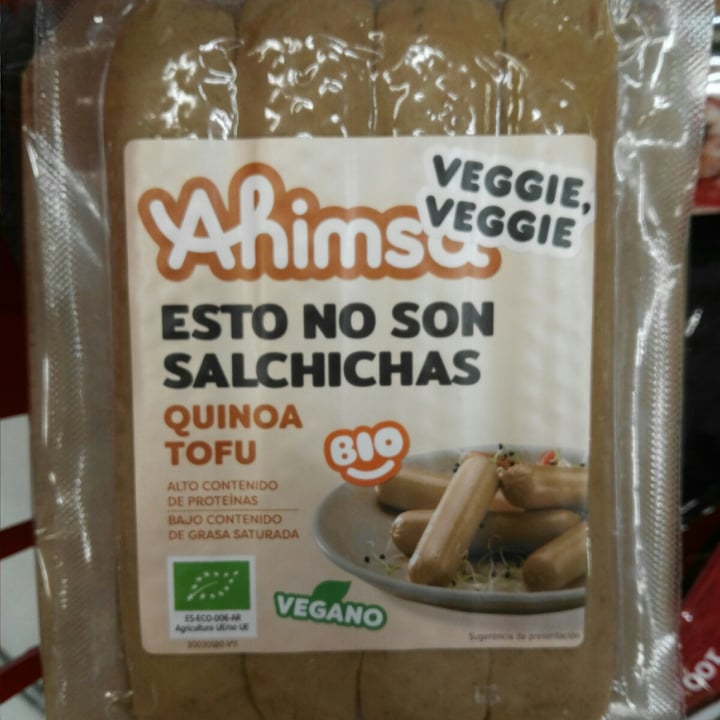 photo of Ahimsa Bio Salchicha Quinoa y Tofu shared by @sthr on  28 Dec 2021 - review