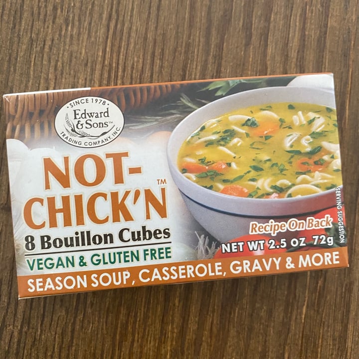 photo of Edward & Sons Not-Chick’n™ Bouillon Cubes shared by @buzelders on  28 Jun 2021 - review