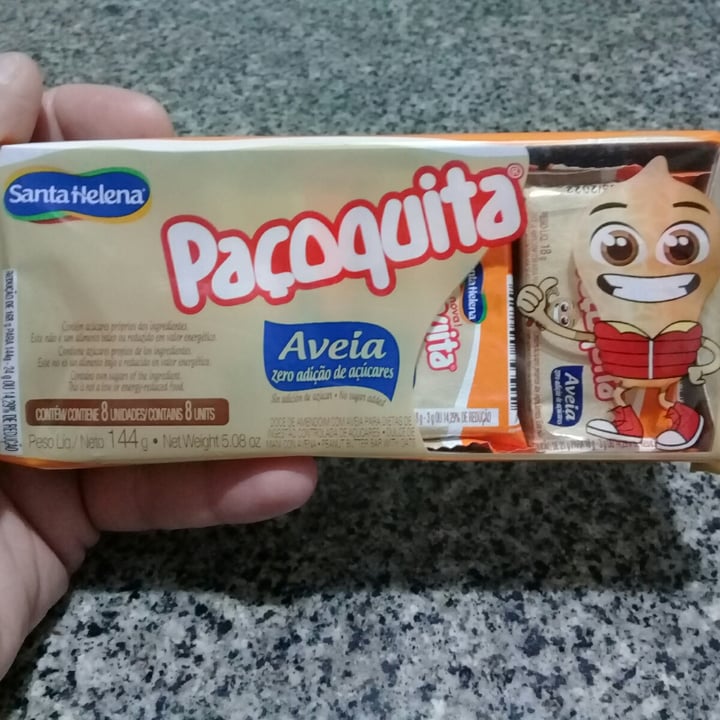 review photo of Santa Helena Paçoquinha de Aveia shared by @souvegano on 21 May 2022 - review