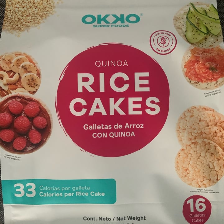 photo of Okko Super Foods Rice Cakes con Quinoa shared by @zaingel on  16 Nov 2021 - review