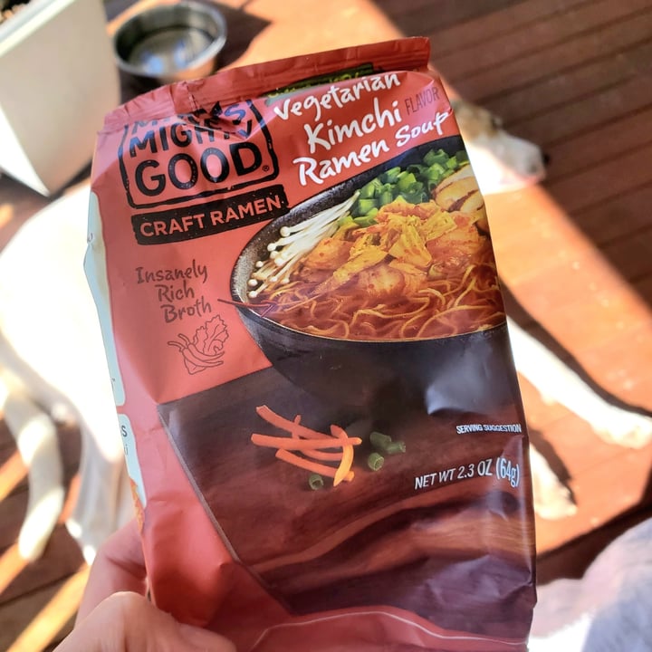 photo of Mike's Mighty Good Vegetarian Kimchi Ramen Soup shared by @itsjustmel on  02 Jun 2022 - review