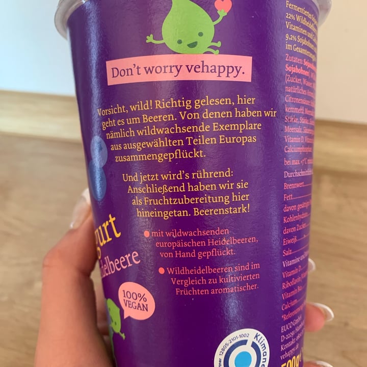 review photo of Ve Happy Sojagurt Wildheidelbeere shared by @veggiegoesvegan on 05 Oct 2021 - review
