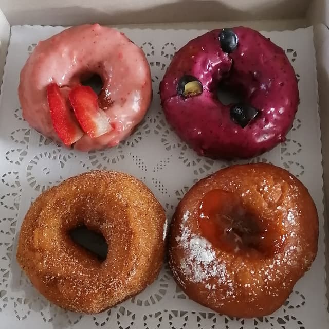 Photo of the dish “Blueberry & Cream Donut”