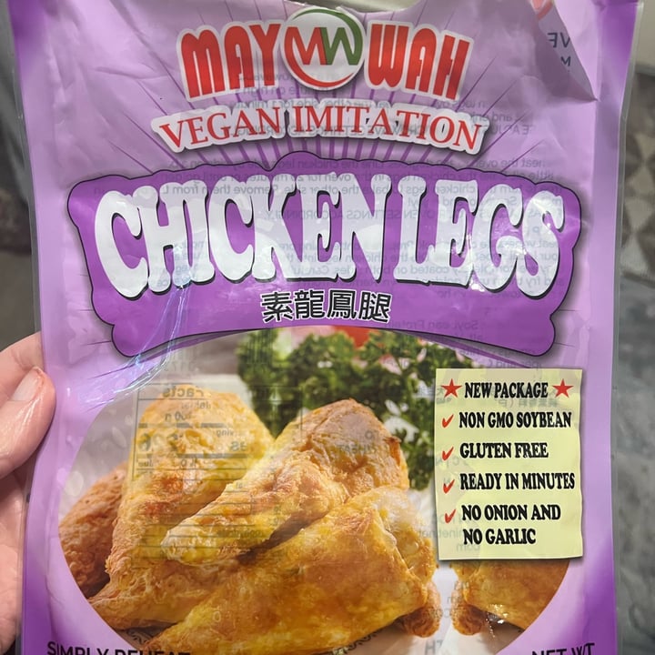 photo of May Wah Vegan Imitation Chicken Legs shared by @chubbyvegan41 on  26 Aug 2022 - review