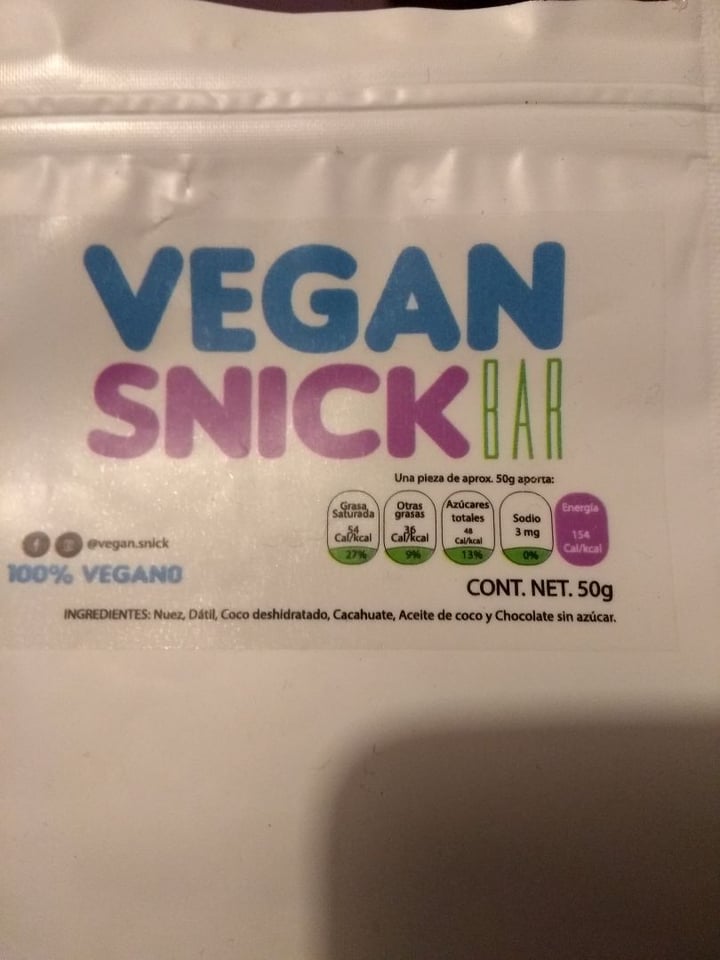 photo of Vegan Snick Vegan Snick Bar shared by @refinnej on  21 Apr 2020 - review