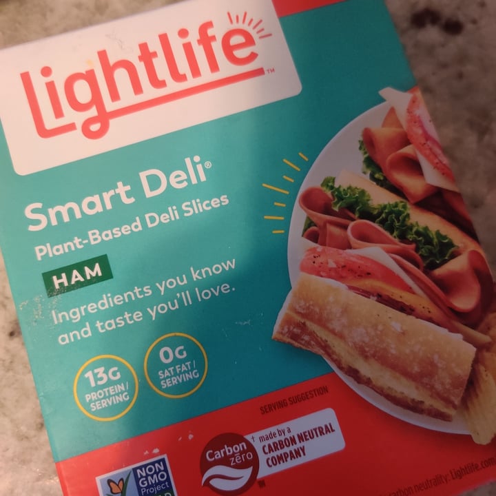 photo of Lightlife Smart Deli Ham shared by @vegun on  06 Nov 2021 - review