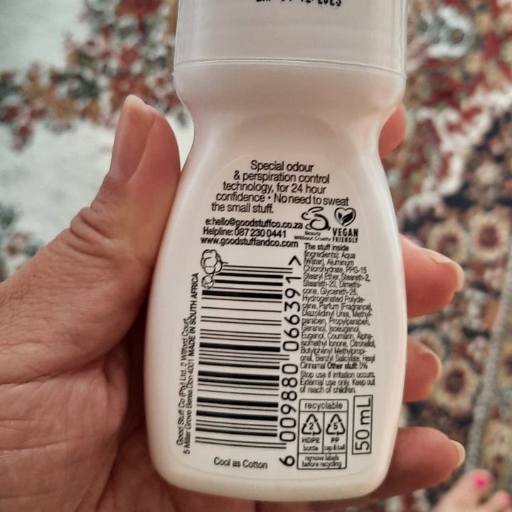 review photo of Good Stuff Cool as Cotton Roll On shared by @ahimsasunflower on 21 Feb 2021 - review