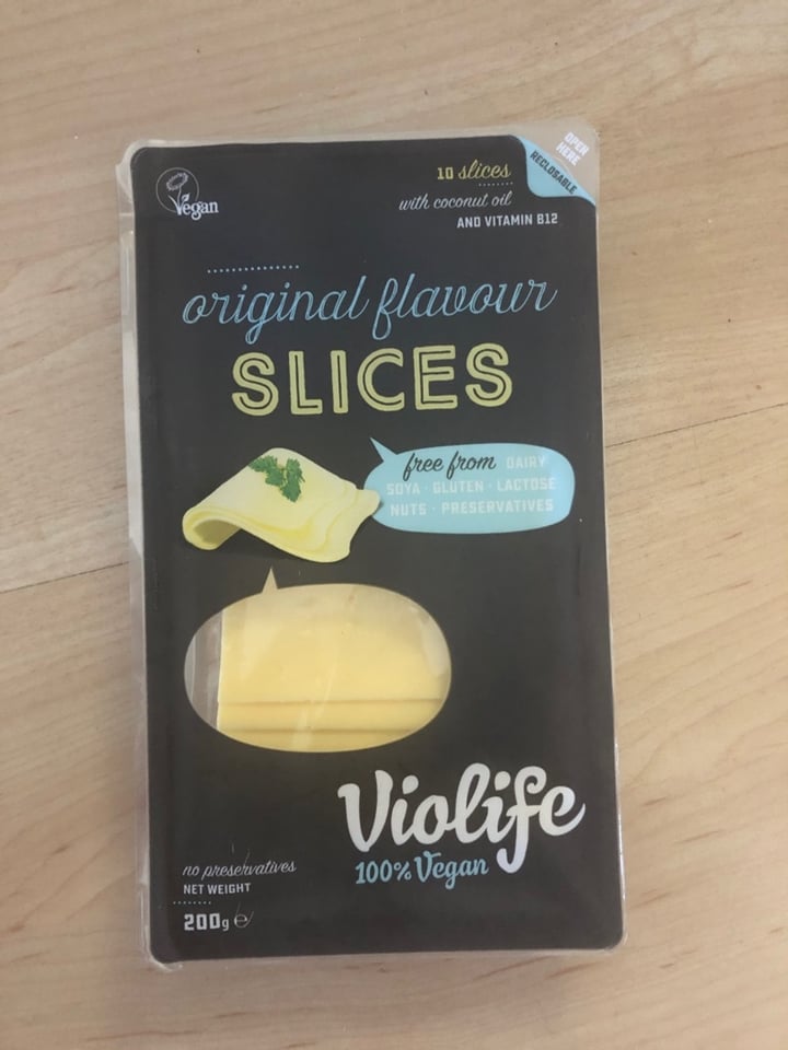 photo of Violife Original Flavor Cheese Slices shared by @milapraschma on  11 Feb 2020 - review