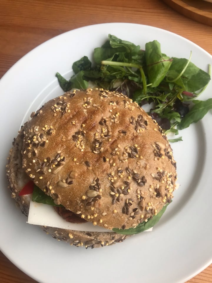 photo of Chapter One Coffee Shop Pepperoni, Mozarella, Roasted Pepper and Spinach Sandwich shared by @caitliin on  21 Aug 2019 - review