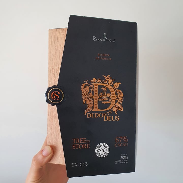 review photo of Bendito Cacao Ovo de Pascoa - bendito cacau - Dedo de Deus - 67% cacau shared by @carollorenzi on 23 Apr 2022 - review