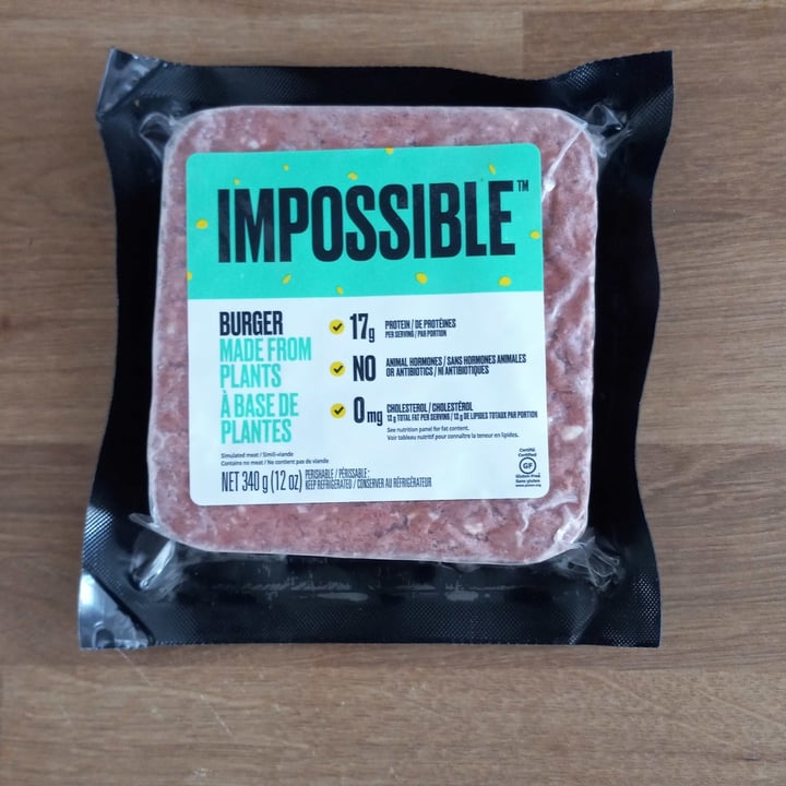 photo of Impossible Foods Impossible Meat shared by @vegemilie on  03 Mar 2022 - review