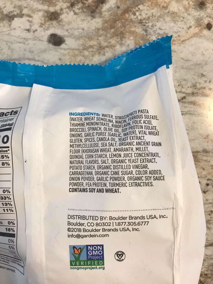 photo of Gardein Skillet Meals Chick’n Florentino shared by @dianna on  01 Jul 2019 - review