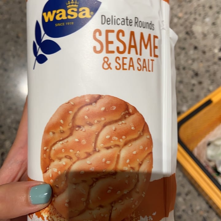 review photo of Wasa Delicate rounds sesame e sea salt shared by @sofiap19 on 10 Mar 2022 - review