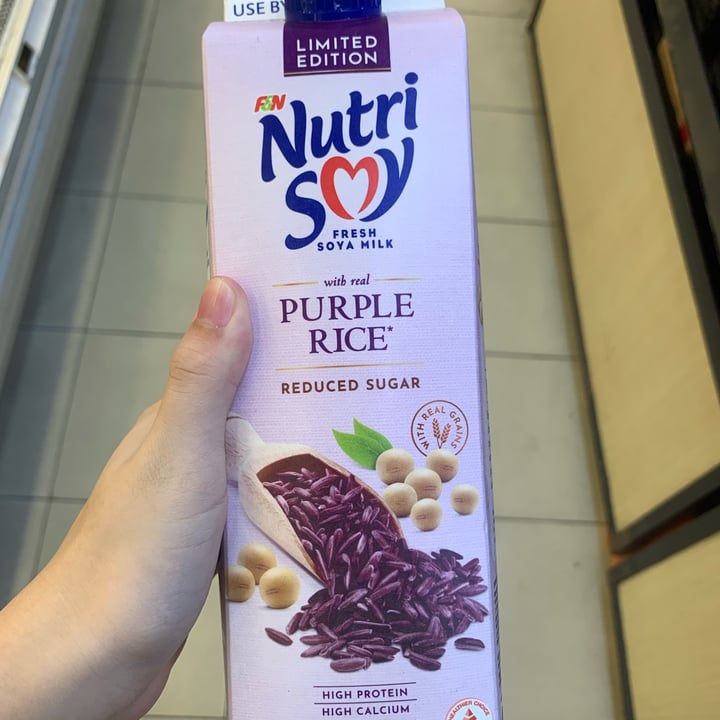 review photo of Nutrisoy Soy Milk With Purple Rice shared by @emleezx on 28 Jul 2022 - review