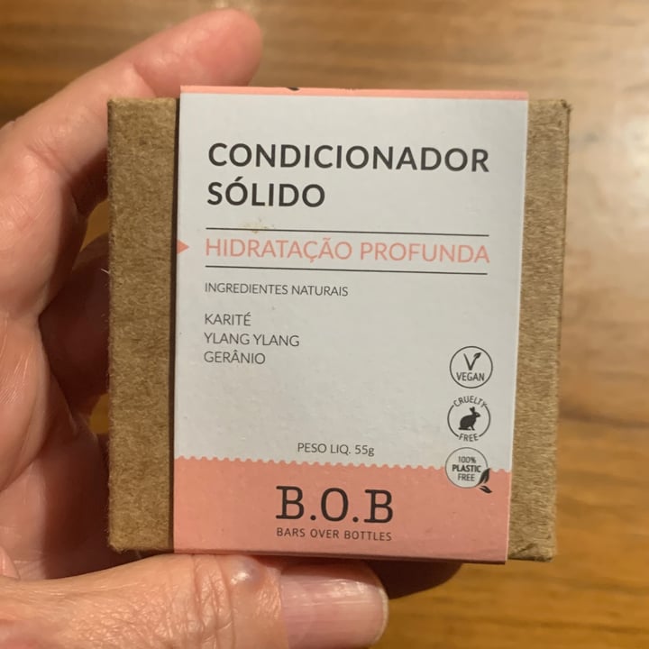 photo of B.O.B Condicionador Sólido Hidratação Profunda shared by @olavopn on  04 Aug 2021 - review