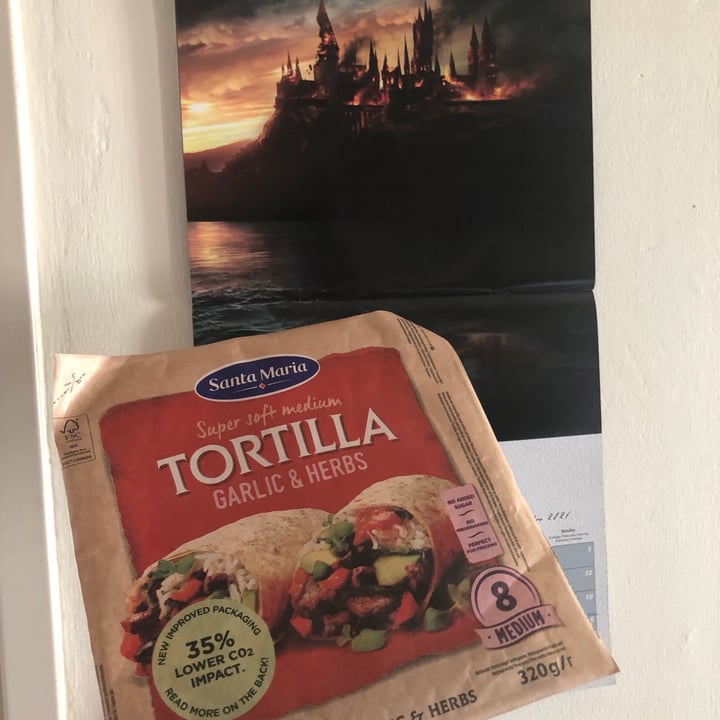 photo of Santa María Tortilla Garlic & Herbs shared by @johnnydelnorte on  12 Sep 2021 - review