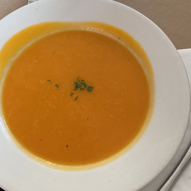 Foto do prato “Crema de boniato”