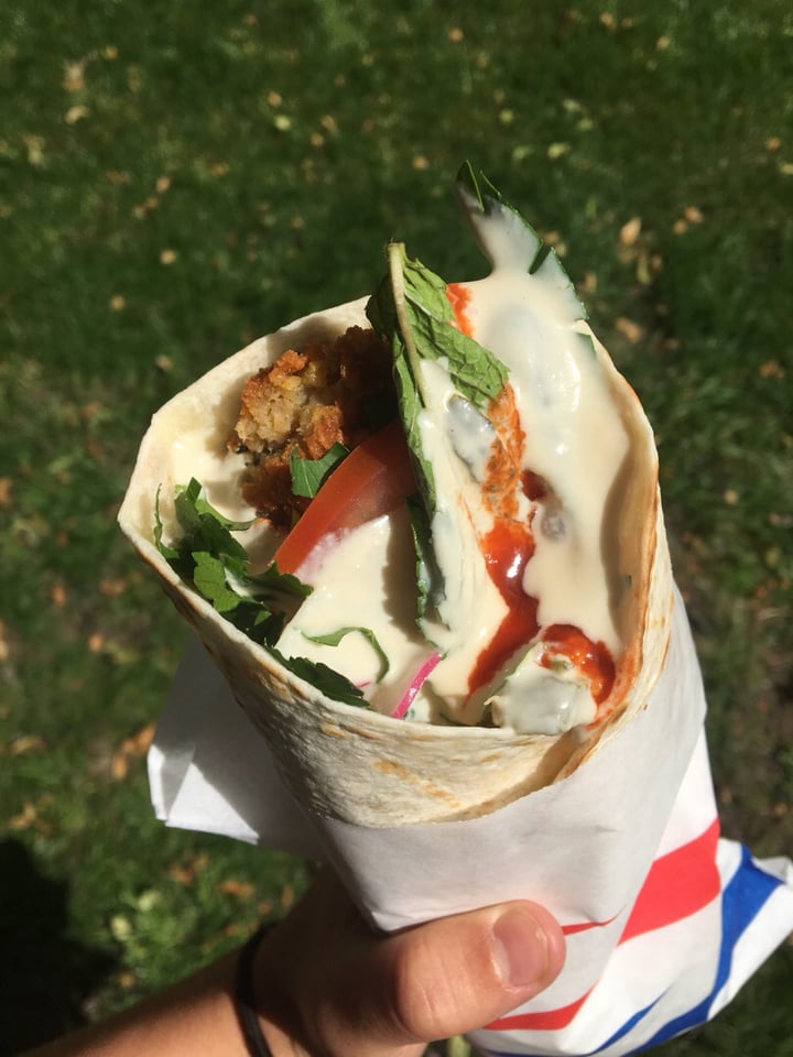 review photo of King Falafel Big wrap with extra hummus shared by @bananawhirl on 23 Jun 2019 - review