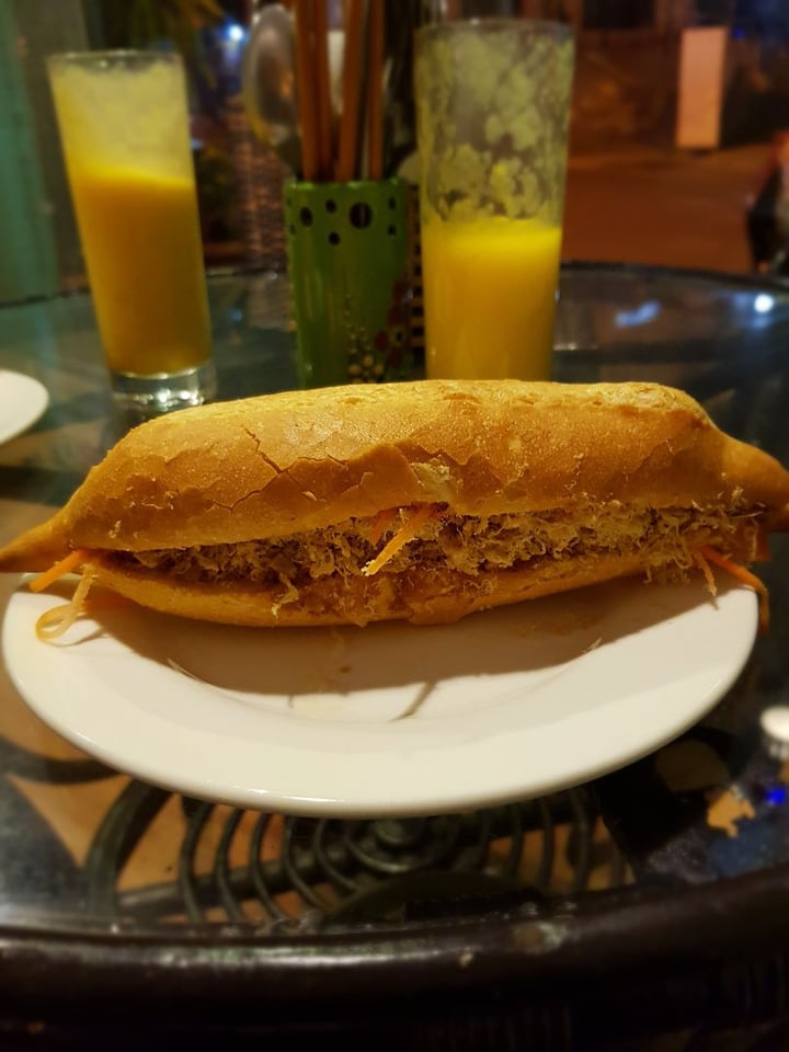 photo of Karma Waters Shredded Tofu Sandwich shared by @vegandutchie on  13 Dec 2019 - review