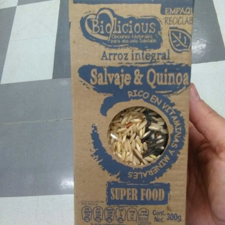 photo of Biolicious Arroz Integral Salvaje y Quinoa shared by @gdc on  15 Jan 2021 - review