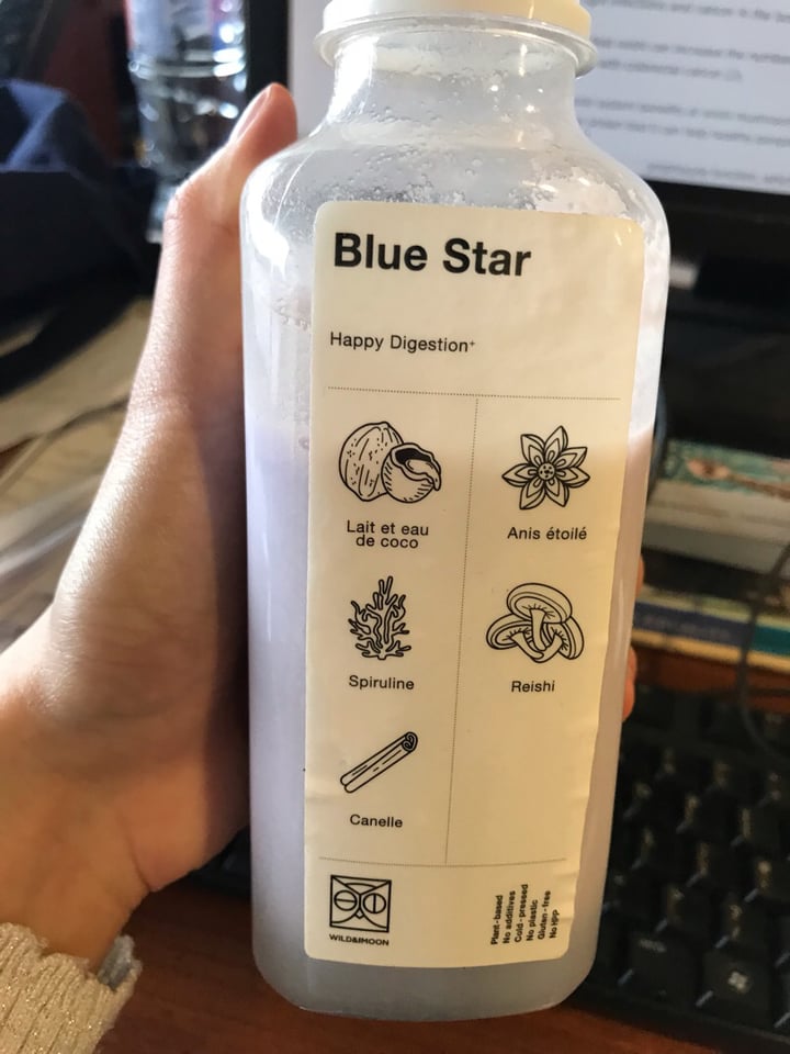 photo of Wild & The Moon Blue star smoothie shared by @candycarousels on  29 Aug 2019 - review