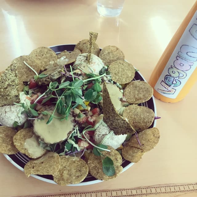 菜肴“Falafel Nachos”的照片