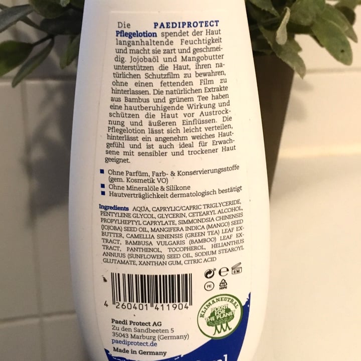 review photo of PAEDIPROTECT Pflegelotion shared by @ronschabe on 11 Nov 2021 - review