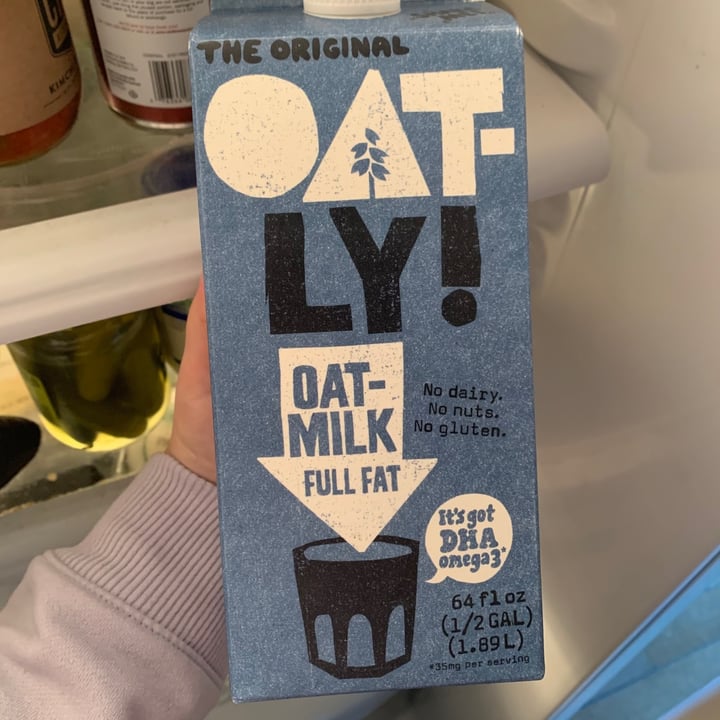 photo of Oatly The Original Oatly Oat Milk Full Fat shared by @daniellebruesch on  20 Jan 2021 - review
