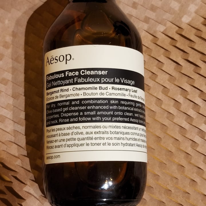 photo of Aēsop Fabulous face cleanser shared by @teamaldous on  02 Jul 2022 - review
