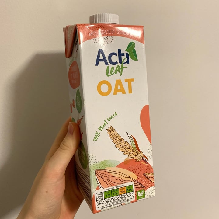 ALDI Acti Leaf Oat milk Review abillion