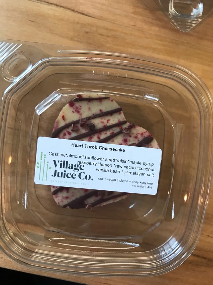 review photo of Village Juice Co. - Stratford Heart Throb Cheesecake shared by @mackimo on 08 Feb 2020 - review