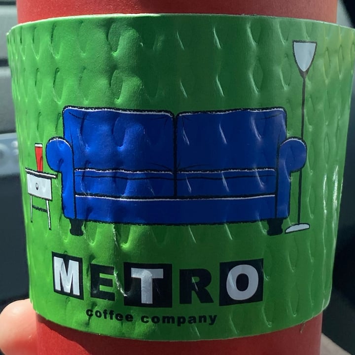 photo of Metro Coffee Company latte with oat milk shared by @malarky on  17 Jul 2022 - review