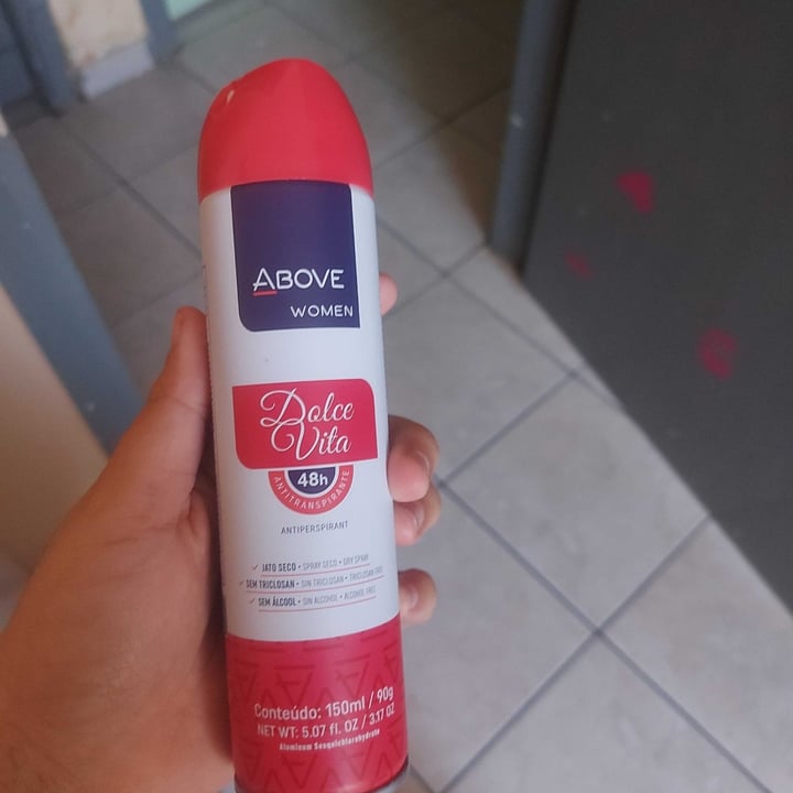 photo of Above Dolce Vita antiperspirant shared by @carol001 on  10 Jul 2021 - review