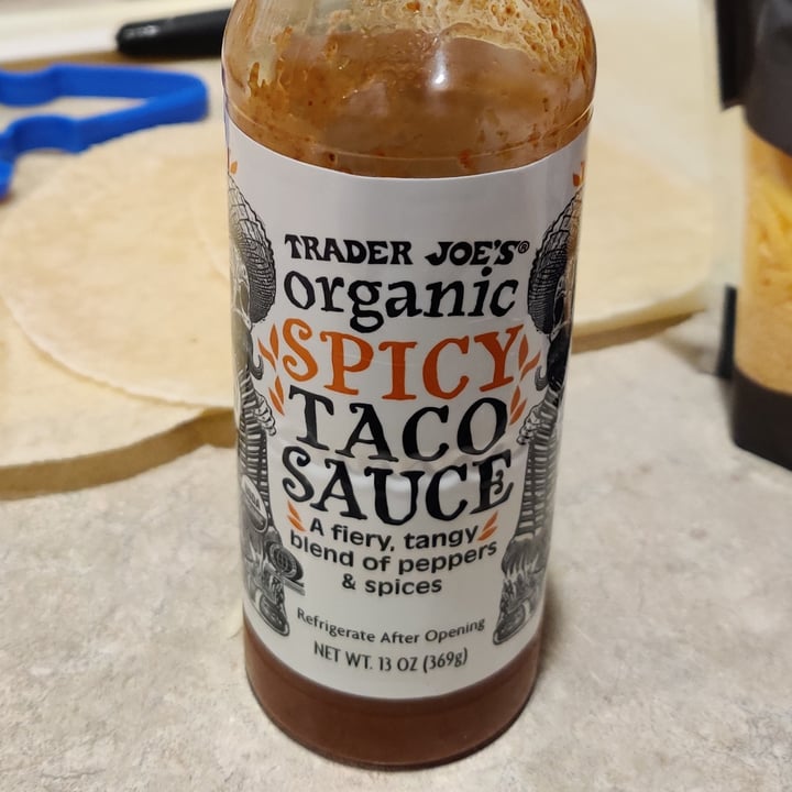 review photo of Trader Joe's Organic spicy taco sauce shared by @steve0 on 01 Sep 2021 - review