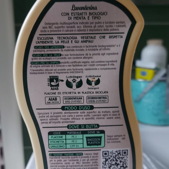 review photo of Lavanderina Detergente Bagno Mentolato shared by @tt8 on 02 Jan 2023 - review
