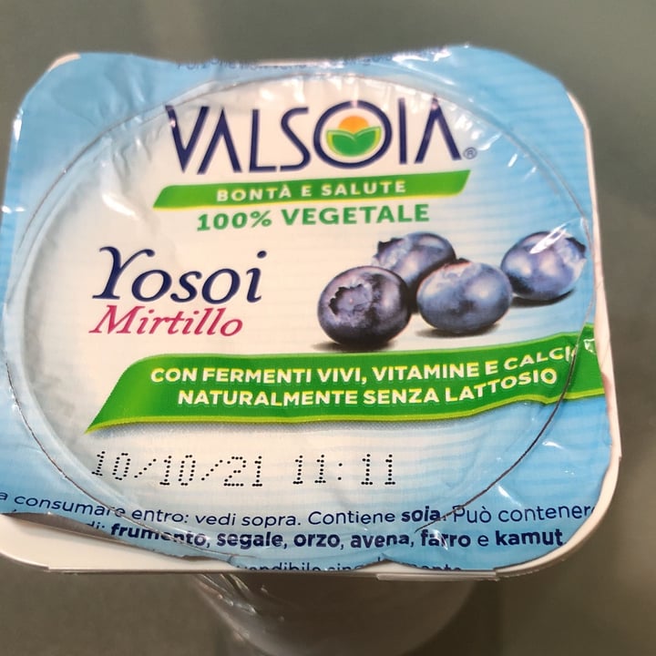 photo of Valsoia Yosoi Yogurt Mirtillo shared by @silos on  04 Oct 2021 - review