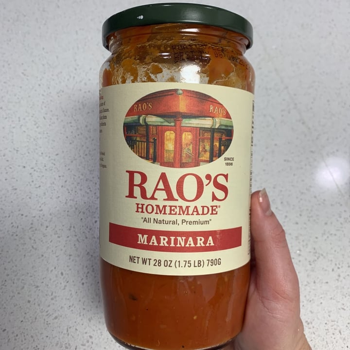 photo of Rao’s Homemade Marinara Sauce shared by @kristenmills on  17 Dec 2020 - review