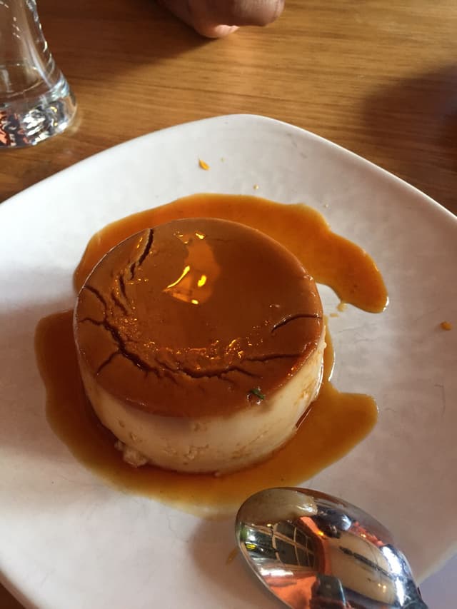 Foto del plato “Vegan Flan”