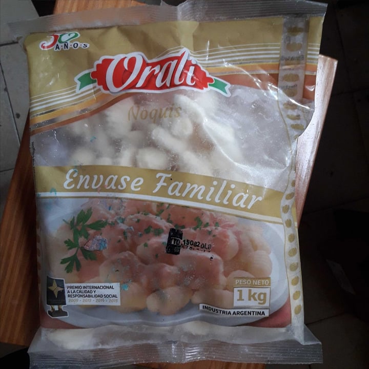 photo of Orali Ñoquis de Semola Envase Familiar (Nueva receta no es vegana) shared by @florchiara1 on  22 Jul 2020 - review